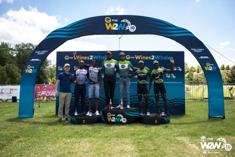 The W2W winners platform on Exxaro jerseys