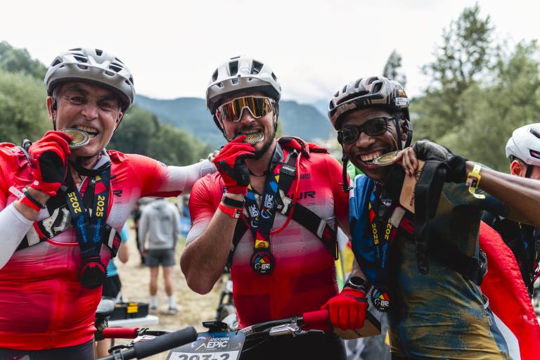 Andorra Epic 2025 Riders Celebrating