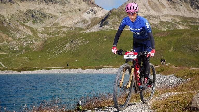 Action shot of Schurter and Forster [Epic Series]