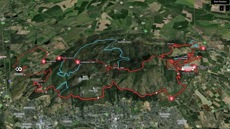 Cape Epic Stage 3 Map 2024.